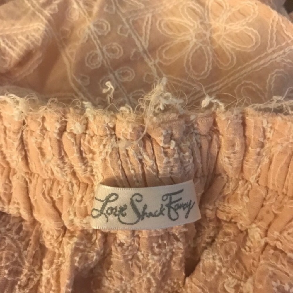 LoveShackFancy pink ruffle skirt - Picture 3 of 6